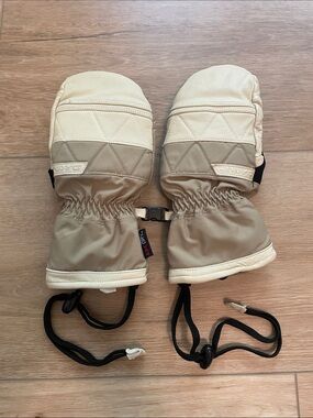 Dakine Women's Beige/Tan Ski Mittens Large